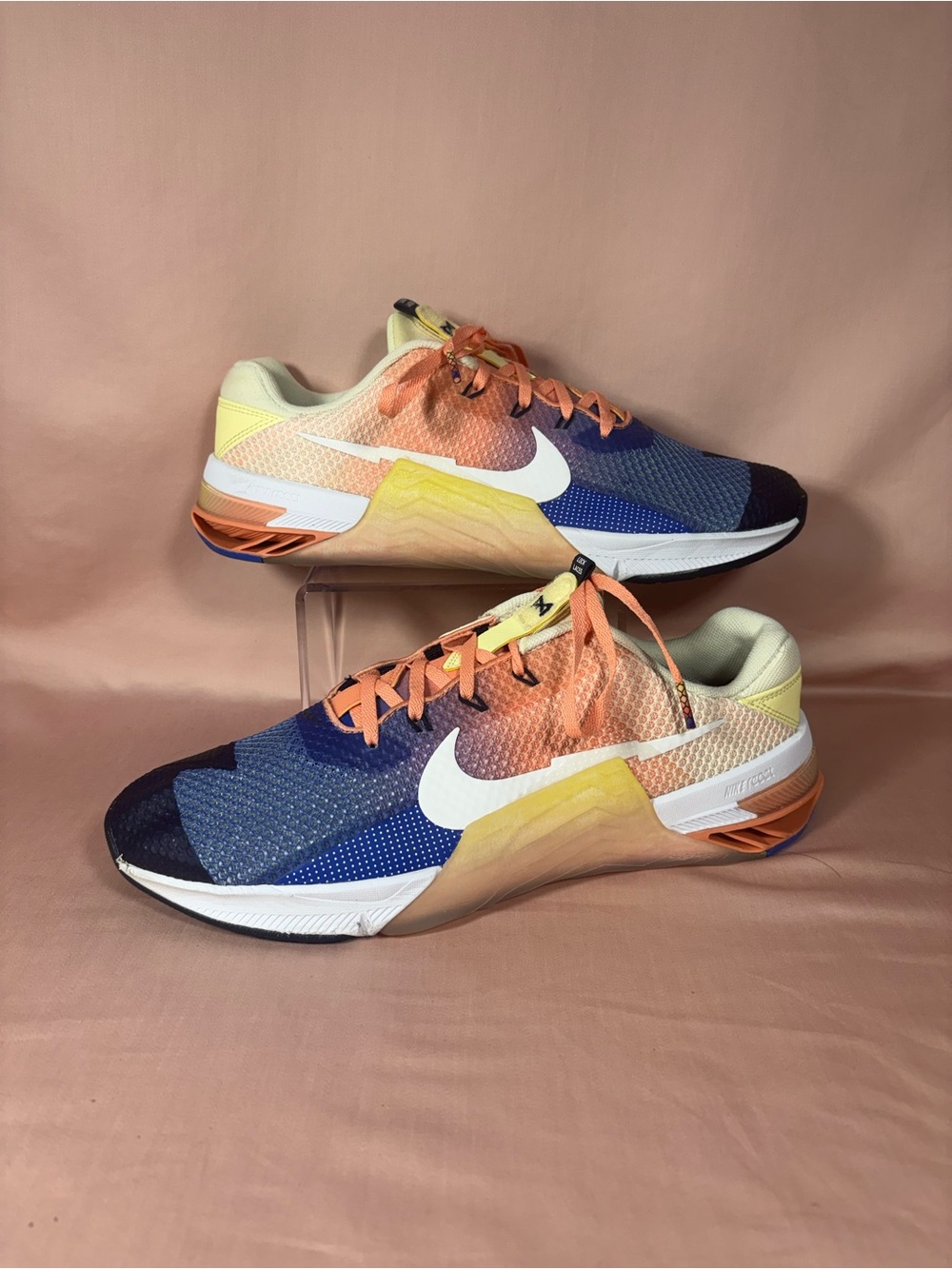 Nike Metcon 7 AMP 'Multicolor' Orange/Blue DM0259-900 Men's Size 11.5
